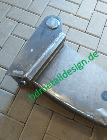 Drainagelöffel/ Kabellöffel 850x130 mit MS01 geschweißt