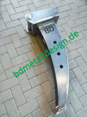 Drainagelöffel/ Kabellöffel 850x130 mit MS03 geschweißt