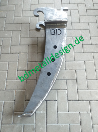 Drainagelöffel/Kabellöffel 850x130 mit CW05 geschweißt