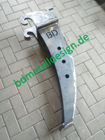 Drainagelöffel/Kabellöffel 850x130 mit CW05 geschweißt